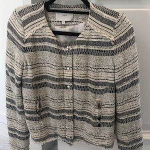 IRO-Womens cream & black jacket